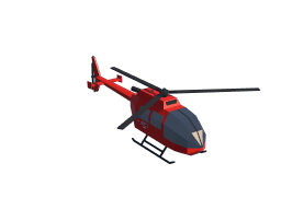 Helikopter aus dem Spiel